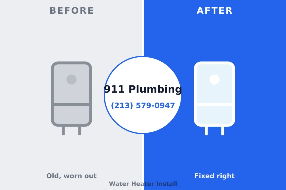 Before and after: plumbing company Bladenboro, NC